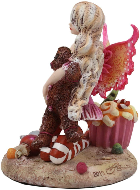 Ebros Gift 5"H TWAS The Night Fairy with Ginger Bread Hand Paint Resin Figurine - Ebros Gift