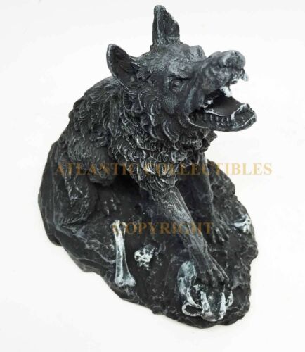Ebros 6.5 Inch Howling Werewolf with Crushed Skull Statue Figurine