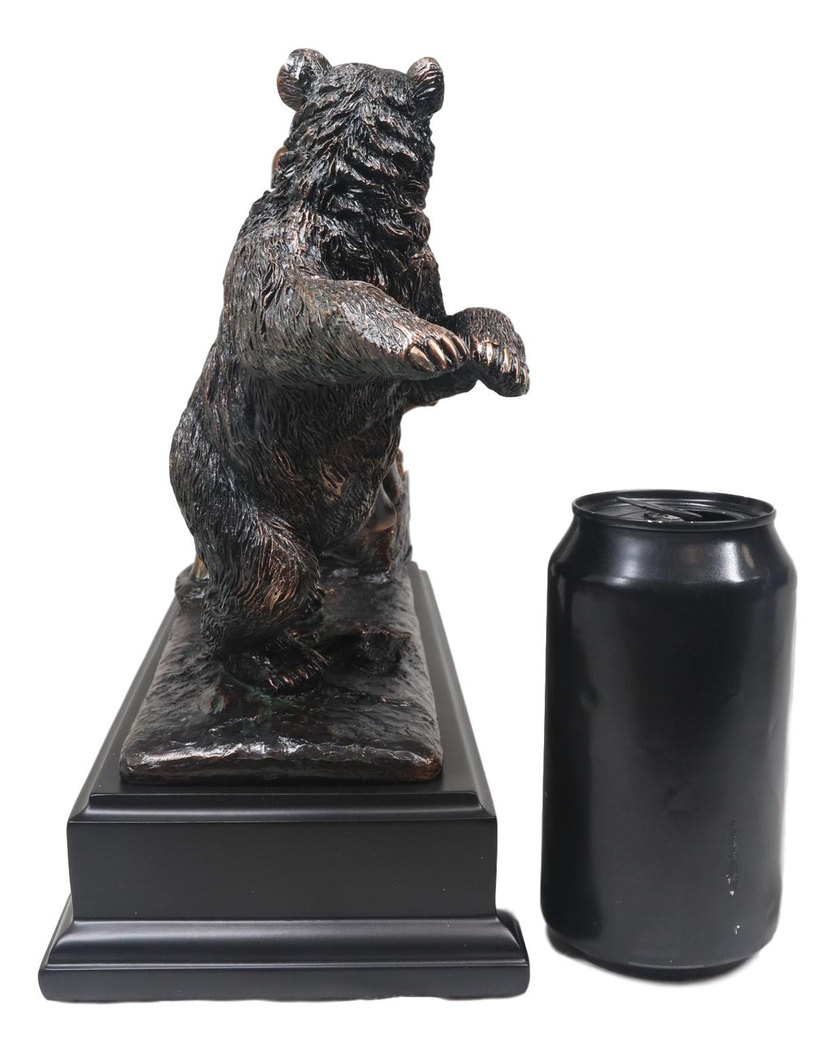 Wall Street Stock Market Signature Charging Bull With Conceding Bear Statue - Ebros Gift
