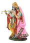 Vedic Radha And Krishna Statue Avatar Of Vishnu Shakti God's Divine Love 8"H