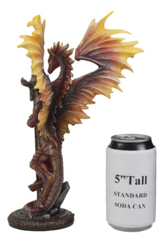 Ebros Flame Blade Ruth Thompson Dragon Statue With Dragon Letter Opener 11.75"H