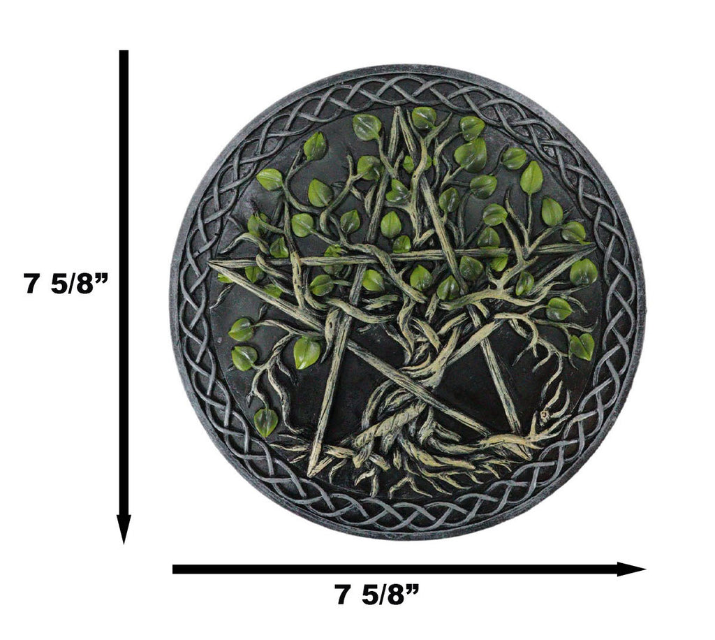 Wicca Twisted Vine Branches Tree of Life Pentagram Star Decorative Wicca Twisted Vine Branches Tree of Life Pentagram Star Decorative