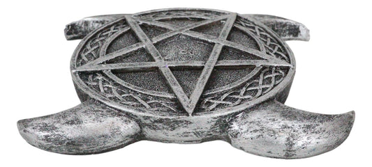 Sacred Moon Triple Goddess Pentagram With Celtic Knotwork Incense Stick Holder