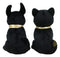 Ebros Pack of 2 Small Bastet and Anubis Plush Toys Soft Dolls Collectible Set 5"