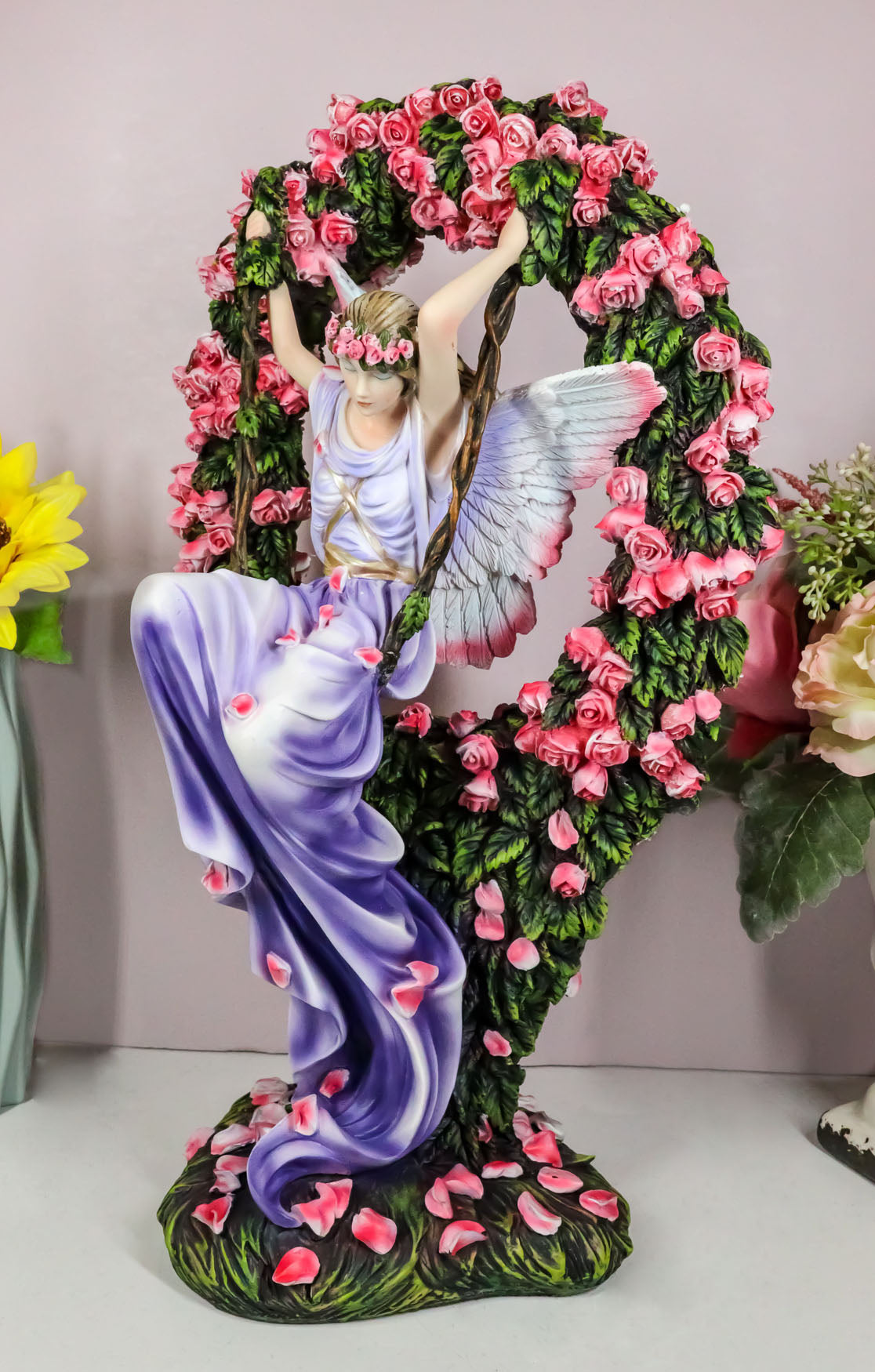 Large Sheila Wolk The Gatekeeper Guardian Angel of Heaven Figurine Statue 16"H