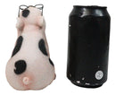 Adorable Realistic Animal Farm Napoleon Fat Piglet Pig Wearing Glasses Figurine