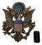 United States Air Force Emblem American Flags And Bald Eagle Wall Decor Plaque