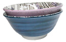 Pack Of 2 Made In Japan FLW April Showers Blue And Purple Porcelain Bowls 18oz