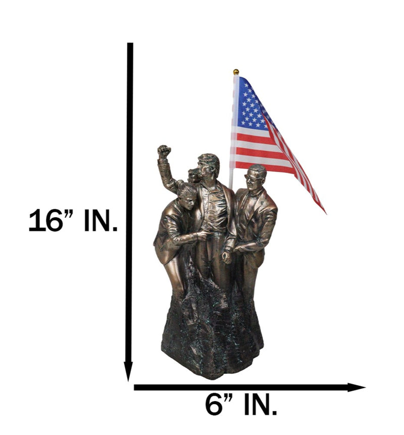 USA President Donald Trump Raising Right Fist Fight! Butler Rally MAGA Figurine