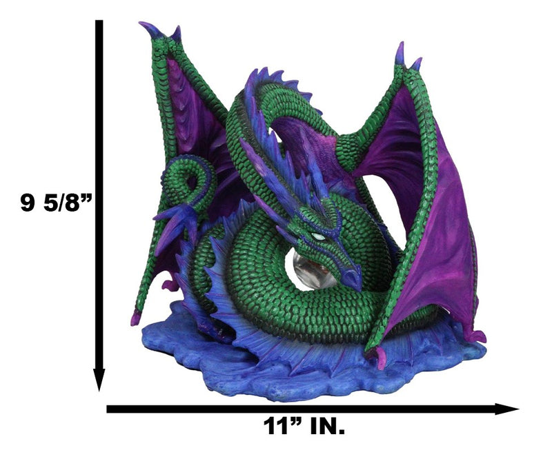 Myths And Legends Nephtali Water Elemental Iridescent Aqueon Dragon Figurine