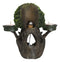 Forest God Greenman Tree Ent Backflow Incense Burner And Candleholders Figurine