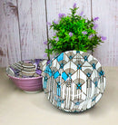 Pack Of 2 Made In Japan FLW April Showers Blue And Purple Porcelain Bowls 18oz