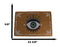 Wicca Talisman All Seeing Eye Of Providence Coir Coconut Fiber Floor Mat Doormat