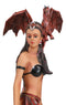 Tribal Warrior Dragon Witch Ebony Princess Meike Holding Falcata Blades Statue