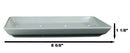 Pack Of 6 Sage Green Neta Zara Sushi Sashimi Plates With Drip Holes 8.75"X5"