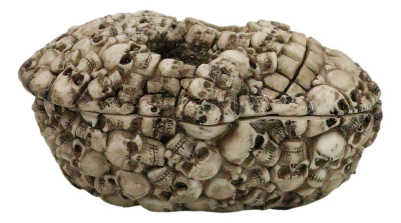 Ossuary Graveyard Skulls And Bones Ghoulish Skull Face Decorative Trinket Box