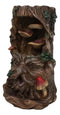 Forest Celtic Greenman Tree Ent With Fungi Pillar Backflow Incense Cone Burner