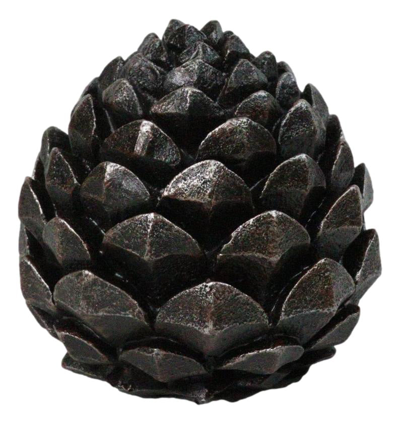 Cozy Pines Rustic Pinecone Figurine Small Woodland Pine Cone Tabletop Decor
