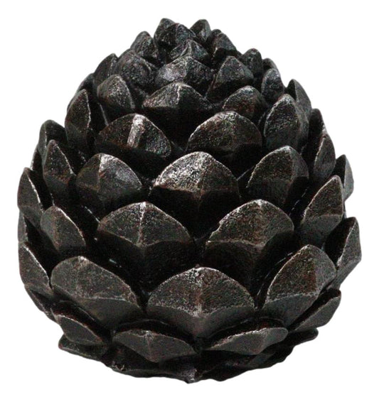 Cozy Pines Rustic Pinecone Figurine Small Woodland Pine Cone Tabletop Decor