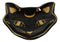 Wicca Astrology Witchcraft Mystic Mog Black Feline Cat Trinket Jewelry Dish