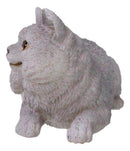 Realistic Feline British Shorthair Grey Kitty Cat Kitten Resting Mini Figurine
