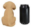 Realistic Sitting Adorable Labrador Puppy Figurine 5.75"H Pet Pal Collectible