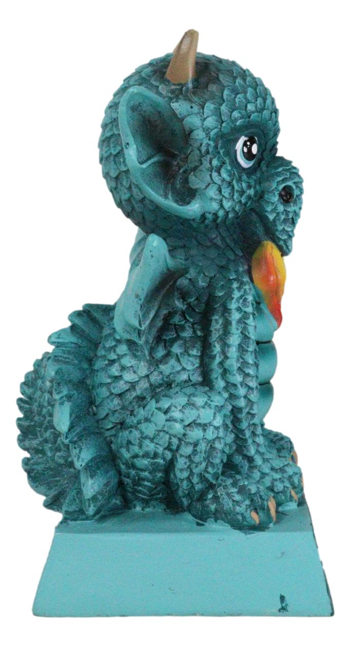 Turquoise Koan Cartoon Dragon Figurine You Can Never Have Too Many Dragons!