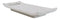 Set Of 6 Modern Yukino Hana Snowflakes Melamine Rectangular Sushi Plates 8.5"L