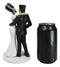 Wedding Dance Skeleton Frankenstein Skull Bride and Groom Love Sign Figurine