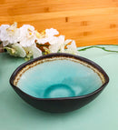 Pack Of 6 Green Crackle Midori Kannyu Wavy Round Condiment Sauce Dishes 2oz