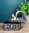 Hidden Depths Siren Mermaid On Still Water Necromancy Skull Decorative Box
