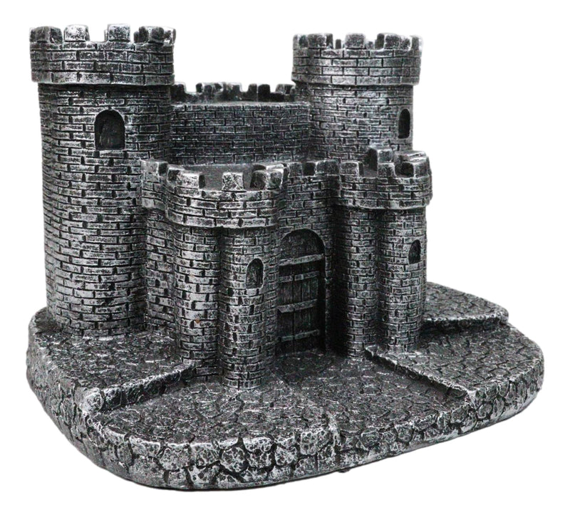 Gothic Medieval Windsor Stonewall Castle Fortress Miniature Display Stand 5"H