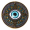 Auspicious Evil Eye With Peacock Train Sacred Compass Trinket Decorative Box
