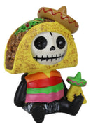 Furrybones Pancho The Taco King with Sombrero And Nachos Furry Bone Figurine