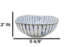 Pack Of 6 Fubuki Tokusa Made In Japan Round Flair Small Shallow Bowls 11oz