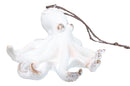 Set Of 6 Antique White Octopus Ocean Marine Wall Hanging Decor Tree Ornaments