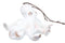 Set Of 6 Antique White Octopus Ocean Marine Wall Hanging Decor Tree Ornaments