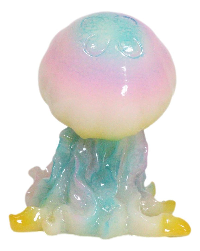 Nautical Colorful LED Glow Light Acrylic Resin Jellyfish Sea Jellies Figurine