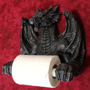 Saurian Servant Mythical Gothic Serpentine Dragon Toilet Paper Holder 9"H