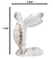 Nautical Marine Distressed Antique White Sea Turtle Wine Bottle Holder Figurine