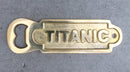 Set Of 2 Solid Brass Antiqued Nautical Marine RMS Titanic Hand Bottle Cap Opener