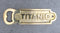 Set Of 2 Solid Brass Antiqued Nautical Marine RMS Titanic Hand Bottle Cap Opener