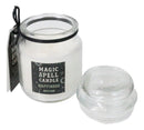 Set of 3 Wicca Halloween Ritual White Sage Happiness Spell Candle in Glass Jar