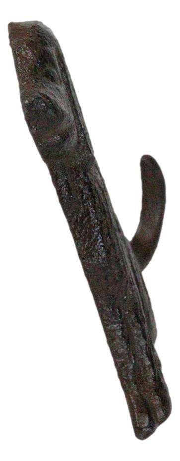 Pack Of 3 Cast Iron Whimsical Rustic Cocker Spaniel Dog Wagging Tail Wall Hooks
