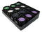 Pack of 12 Ceramic Witch Halloween Black Magic Cauldron Scented Pillar Candles