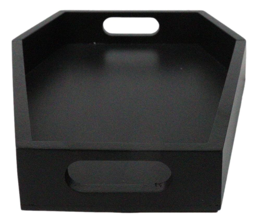 Gothic Dark Arts Spooky Vampire Coffin Trinket Jewelry Tray With Handles 9.5" L
