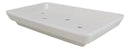 Pack Of 6 White Neta Zara Sushi Case Sashimi Plates With Drip Holes 8.5" By 5"