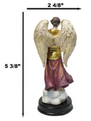 Archangel Angel Barachiel The Blessings of God with Bread Basket Figurine 5"H
