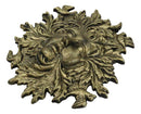 Cast Iron Antiqued Forest Spirit Goddess Celtic Greenwoman Ent Face Wall Decor