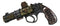 Decorative Industrial Sci Fi Steampunk Blaster Pistol Gun Prototype Figurine